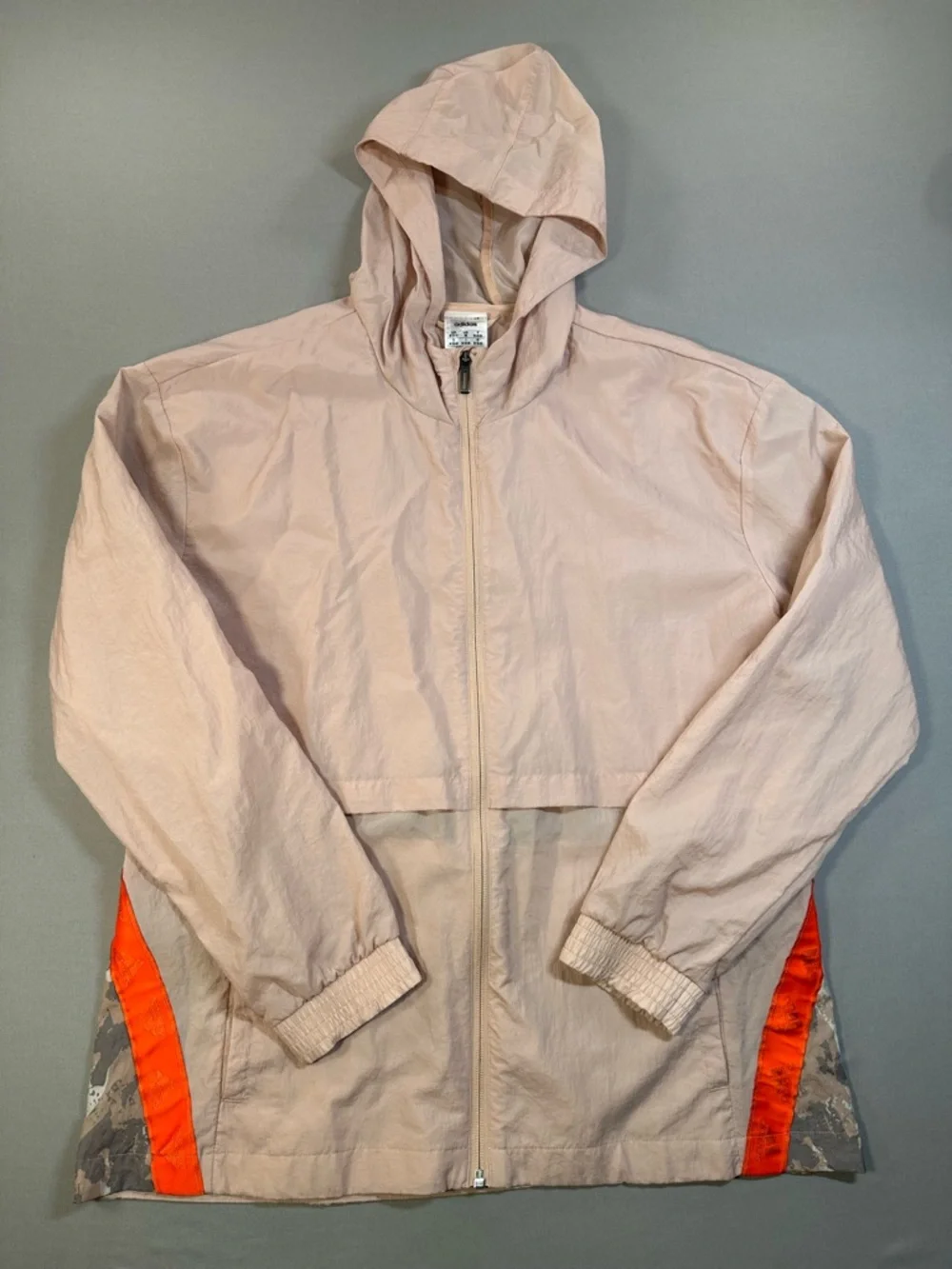 Adidas x Zoe Saldana Hooded Windbreaker Jacket, Full Zip - Womens Medium - Picture 2 of 16